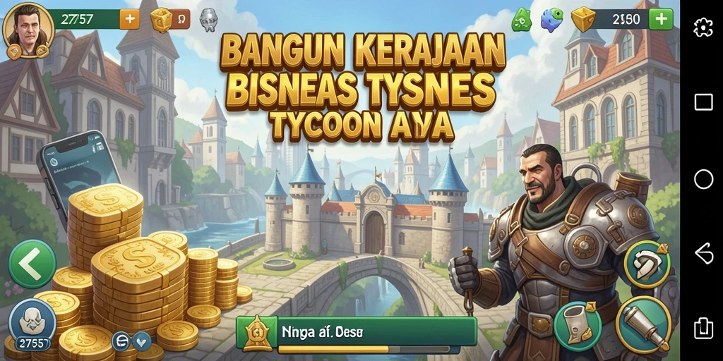 Screenshot menampilkan gameplay Tycoon yang seru dan mendebarkan.