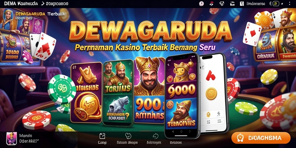 Screenshot DEWAGARUDA menampilkan gameplay Kasino yang menarik.