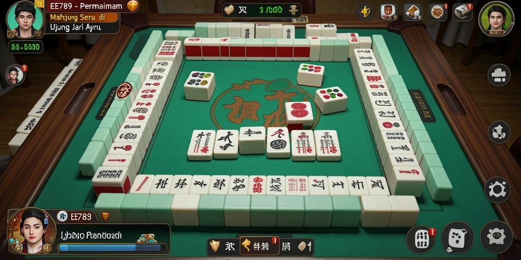 Tampilan gameplay Mahjong yang menarik dan menawan di EE789.