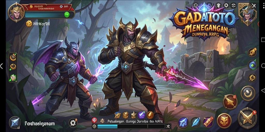 Tampilan gameplay menegangkan di dunia GADAITOTO.