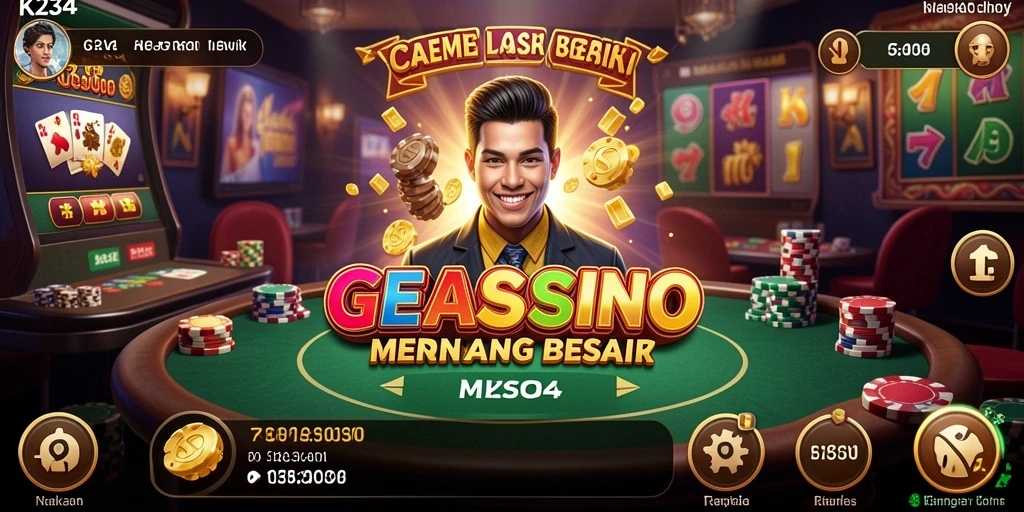 Tampilan gameplay K234 yang menarik dan menegangkan saat bermain Kasino.