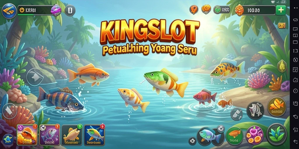 Tangkapan ikan yang fantastis dalam gameplay KINGSLOT.