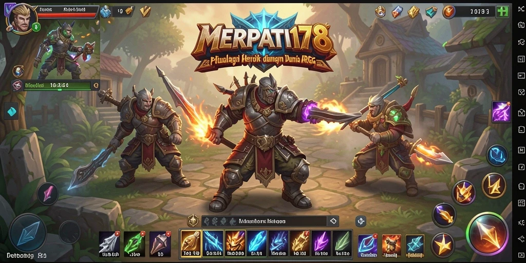 Screenshot gameplay MERPATI178 menunjukkan aksi epik dalam dunia ARPG.
