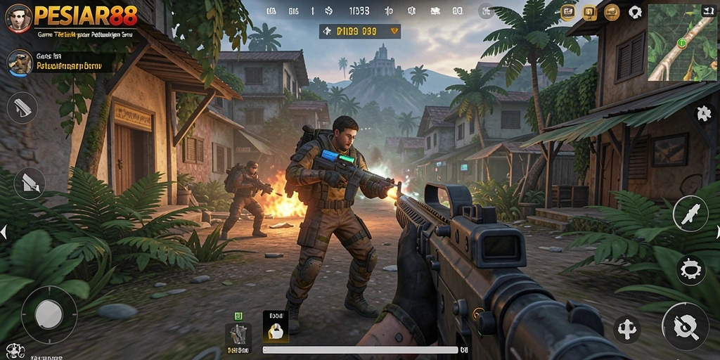 Gameplay PESIAR88 menampilkan aksi seru dan grafik menawan.