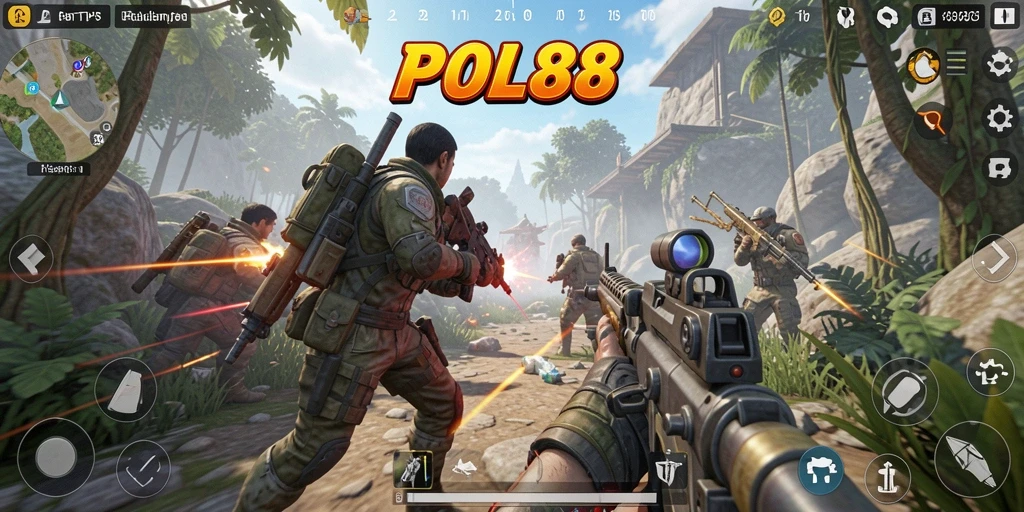 Screenshot gameplay POL88 menampilkan pertempuran yang intens dan grafis yang menarik.