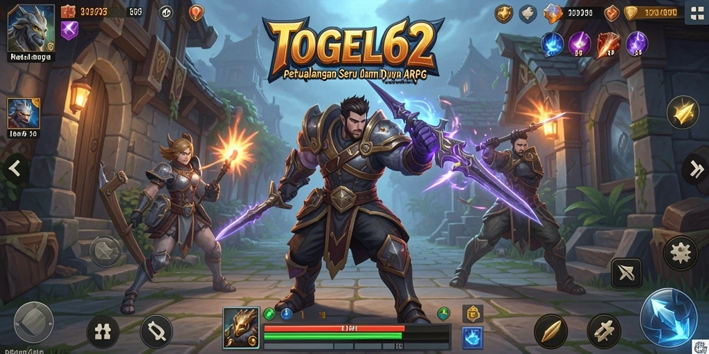 Tampilan gameplay ARPG yang seru dan menantang di TOGEL62.