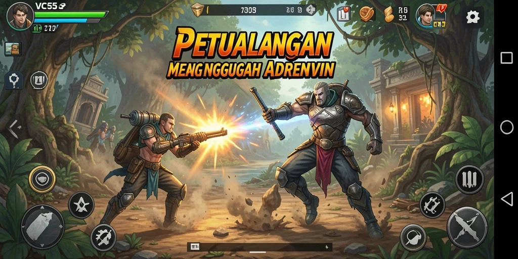Tampilan menarik dari gameplay VC55 dalam petualangan seru.